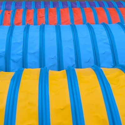 Factory Second #2349 Traditional Diameter 24", 4" Pitch x 15' Length Light Blue